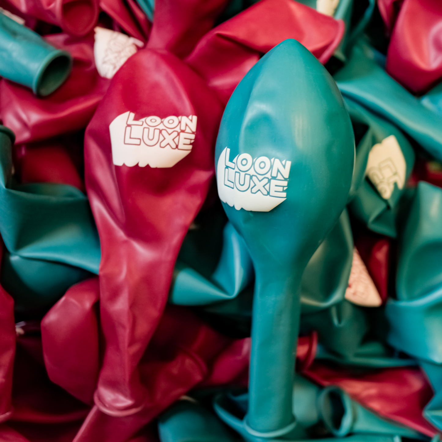 Loon Luxe - 14inch (Belbal) in Crystal Pink and Solid Teal